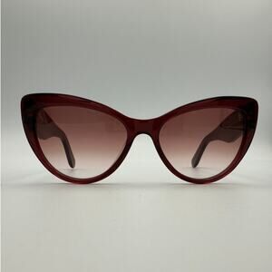 Salvatore Ferragamo Cat Eye Wine Frame SF930S Sunglasses $275 MSRP